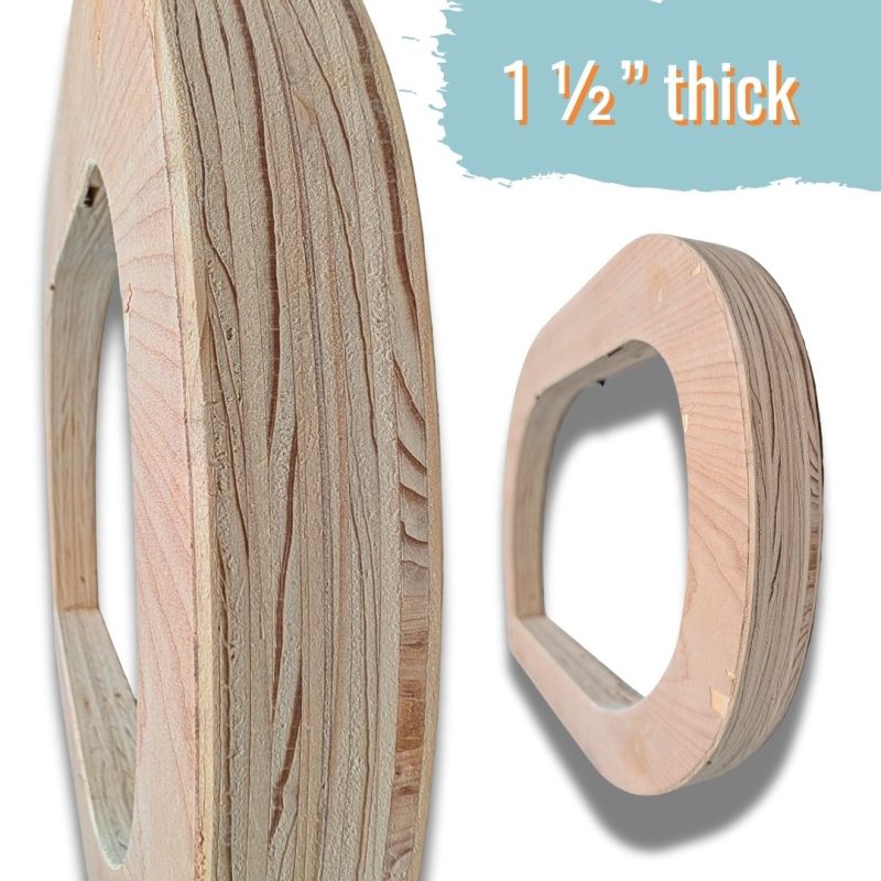 Kabash Outdoors recurve bow form, plywood form designed for adding recurve or reflex to self bows