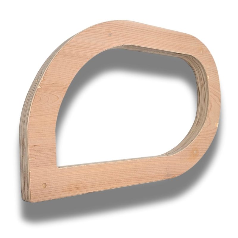 Kabash Outdoors recurve bow form, plywood form designed for adding recurve or reflex to self bows